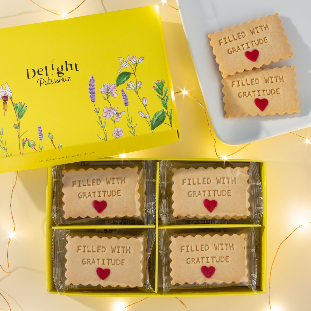 Filled With Gratitude Cookie Box DeLight Patisserie