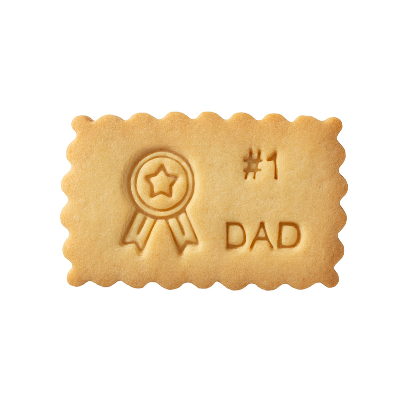 NO 1 DAD shortbread cookie for father's day gift