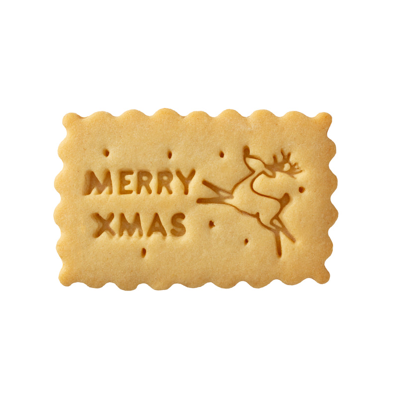 Merry Christmas shortbread for holiday gift