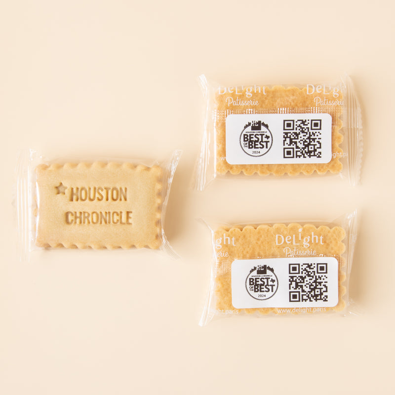 Bulk Custom Message & Logo Shortbread Cookies