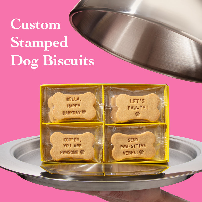 Custom Message Dog Biscuits