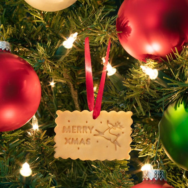 Merry Christmas shortbread for holiday gift