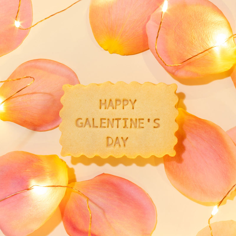 Galentine's Day shortbread cookie gift for Valentine's day and Galentine's day